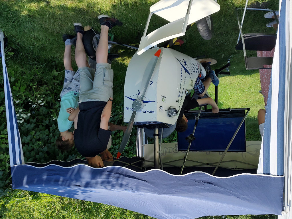 Einweisung des Piloten